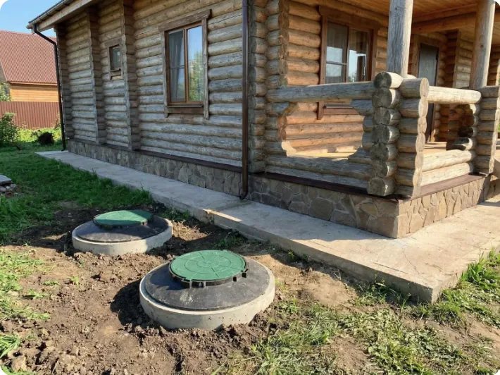 Заилилось дно септика из бетонных колец: что делать